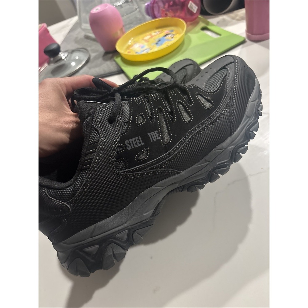 Skechers Cankton-U Industrial Men's Shoes 12 US - Black